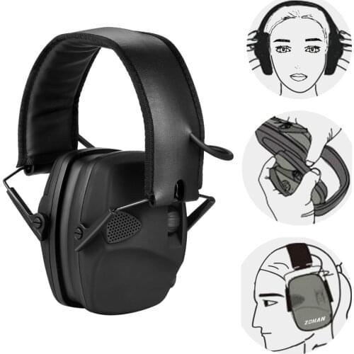 Professional Shooting Earmuff Tactical Anti-noise Headphones For Hunting Sport Canceling Electronic Earmuffs Ear Protection