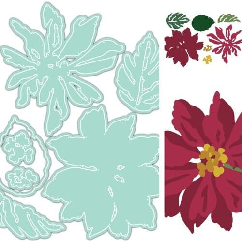 Dies Scrapbooking Metal Flowers and leaves Cutting Dies Craft Embossing Make Paper Greeting Card Making Template DIY Handmade