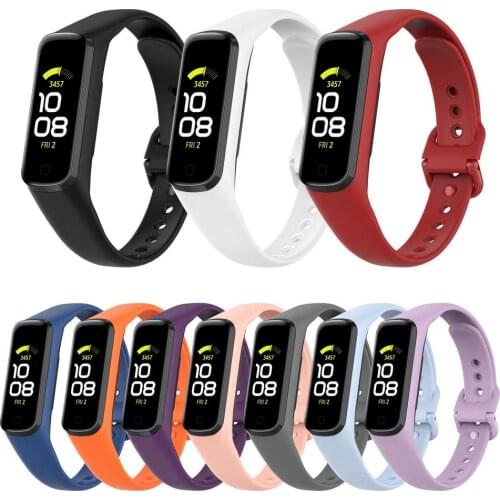 Silicone Sport Band Strap For Samsung Galaxy Fit 2 SM-R220 Watch Silicone Wrist Strap Durable Band For Samsung Galaxy Fit 2 R220