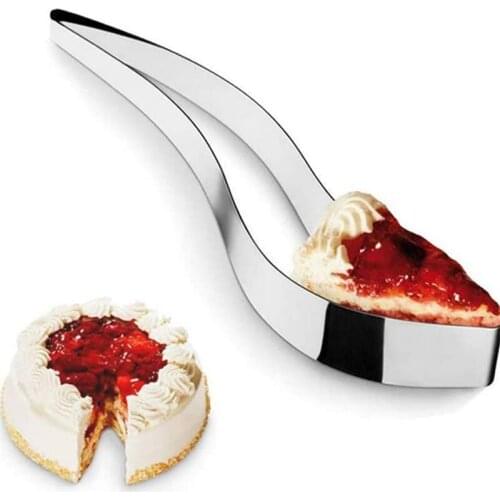Stainless Steel Cake Slicer Bread Pastry Clip Baking Cake Cutters Cookie Fondant Dessert Tools Slice Knife Kitchen Accessories