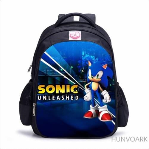 SONIC RACING 3D Print Backpack Kids School Bags For Boys girls Child Backpacks Cartoon Children Knapsack