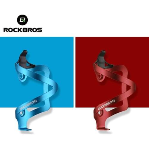 ROCKBROS 3D Bicycle Ultralight Aluminium Alloy Bottle Holder Bike Water Bottle Cage Holder MTB Mountain Road Cycling Accessories