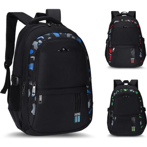 Big Capacity Primary Middle School Boys Children Students Schoolbag Kids Bags Pack Backpack Bag
