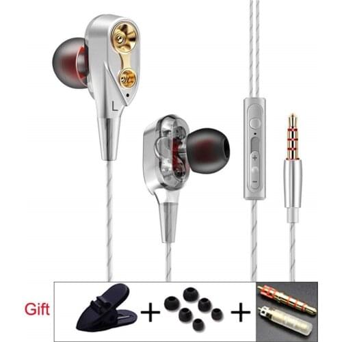 QKZ CK8 7D HiFi in-Ear Earphone Wired Dual Dynamaic loudspeaker Driver Super Bass Stereo For iphone samsung