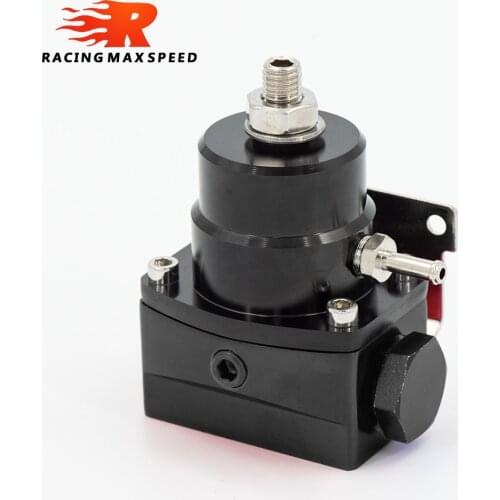 AN8 high pressure adjustable fuel regulator boost Fuel Pressure Regulator black color