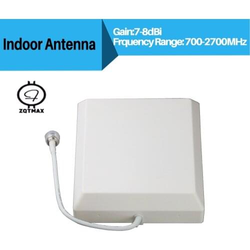 ZQTMAX Antenna for 2G 3G 4G GSM CDMA WCDMA LTE UMTS Indoor Repeater Antenna 4G LTE Wall Antenna 806-2700Mhz Indoor Panel Antenna