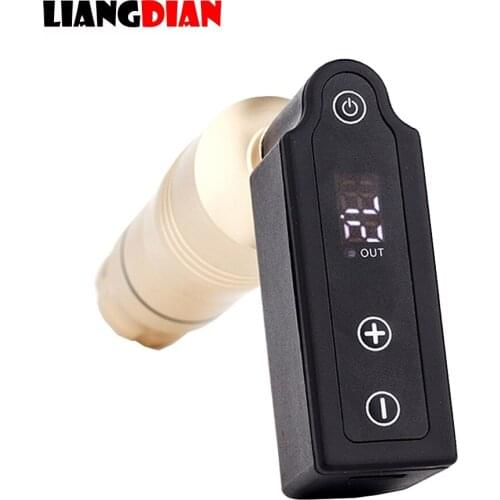 1PC Portable Mini Wireless Tattoo Power Bank Supply For Rocket Rotary Tattoo Pen DC RCA Socket Rechargeable Tattoo Power Supply