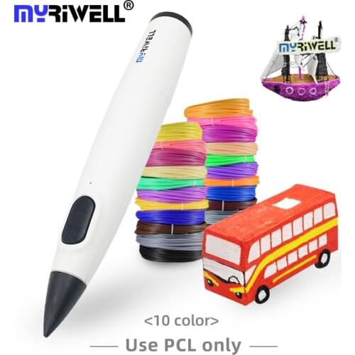 Myriwell RP-300B 3D Craft For Beginner PCL Filament DIY 1.75mm Drawing Pen Stable Flow Birthday Gift for Kids Original 3D Pen