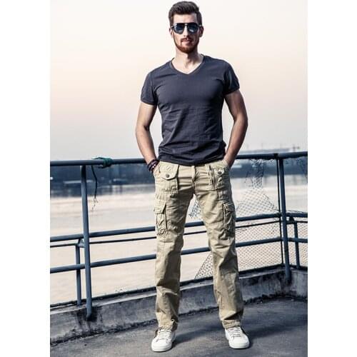 AEMAPE Men's Trousers With Pockets
