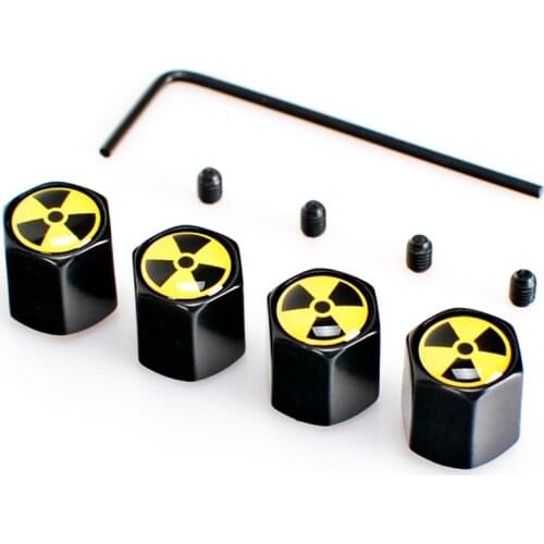 4 Pcs Car-styling Anti-Theft Dust Air Tires Stems Valves Caps N-bomb Logo for Citroen C5 C4 Picasso Xsara Berlingo Elysee