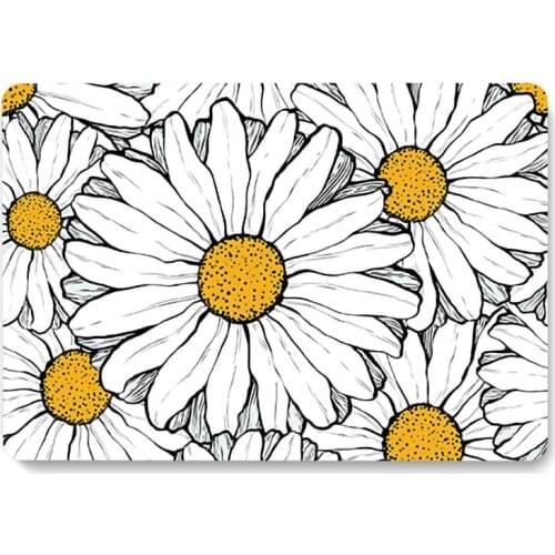 Gerbera Painting Laptop Case for Apple Macbook 12'' A1534 Protective Shell Air 2018/2019/2020 Pro 13 15 Inch Notebook Back Cover