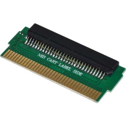 For FC 60 Pin to for NES 72 Pin Game Cartridge Adapter Converter PCBA with CIC chip installed