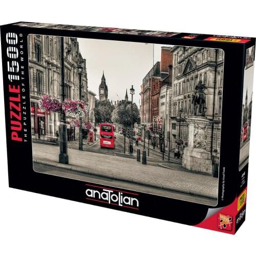 Londra Assaf Frank 1500 Parça Puzzle Kağıt Yapboz Bulmaca Eğitici Akıl Zeka Oyun Tatil Dekorasyon Tablo Hediye 85x60 Cm Yatay