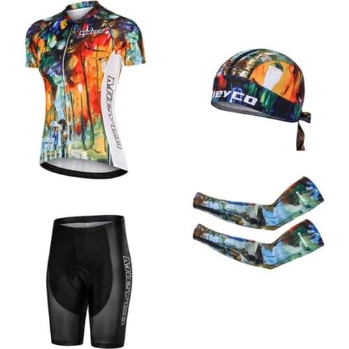 Mieyco 2020 Retro Women Cycling Set Mountain Bicycle Cycling Clothing Summer Cycling Jersey Breathable MTB Bike Clothing