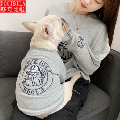 Spring and Autumn New Kitty Dog Sweater Teddy Clothes Small Dog Biped Adult Pet Parenting puppy christmas clothes