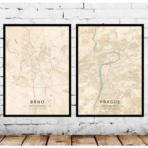 Brno Prague Czech Republic Poster