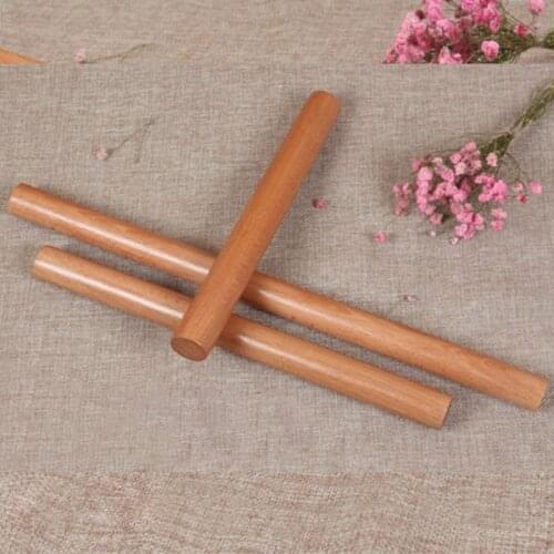 Solid Natural Wood Cooking Tools 4 Size Fondant Cake Decoration Rollers Dough Roller Kitchen Accessories Rolling Pin Portable