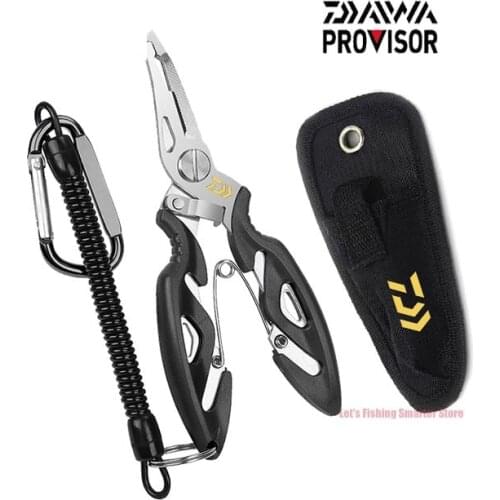 DAIWA Fishing Multifunctional Plier Fishing Lanyards Boating Ropes Kayak Camping Secure Pliers Lip Grips Tackle DAWA Fish Tools