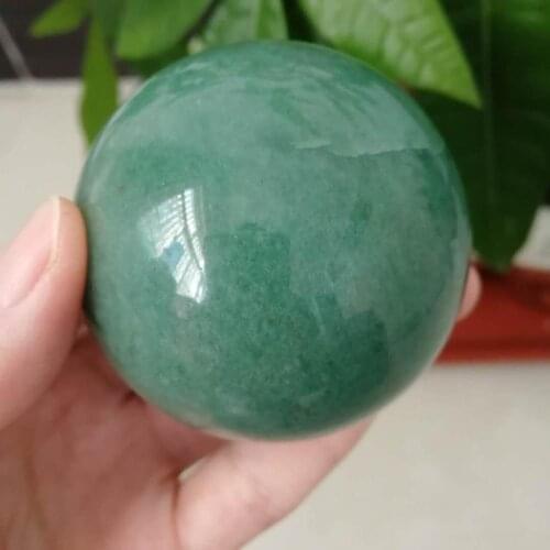 About 6cm Natural green aventurine quartz balls Crystal gemstones sphere meditation reiki healing chakra for home