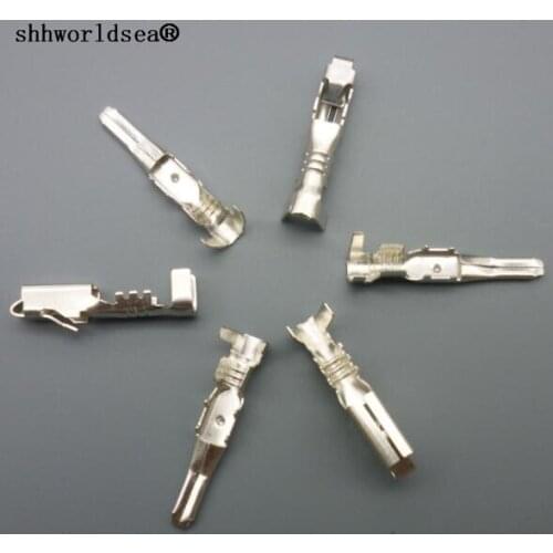 Shhworldsea 1/2/10/100 2.8mm female male car light h8 h9 h11 9005 9006 HB3 HB4 plug socket terminal spade connector