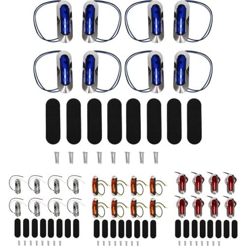 Marine Boat Light Cockpit Decoration Light Boat Navigation Light for Boat Yacht Fishing Pontoon Kayak 12V 24V 8Pc