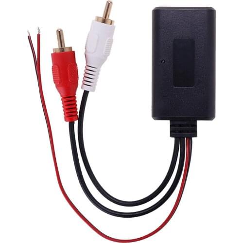 Universal Car Bluetooth-compatible Wireless Connection Adapter for Stereo with 2 RCA AUX IN Music Audio Input Wireless Cable