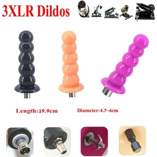 Y21 Entry Level Sex Machine Attachment 3XLR Accessories Dildos Suction Cup Sex Love Machine Products For Women For Man