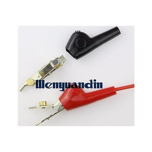 2pcs Auto Repair Test Alligator Clip With Piercing Needle Teeth Alligator Clamp Crocodile CL8430
