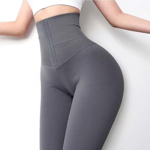 Autumn Winter Yoga Pants Leggings Women Plus Velvet Thickening Waist Abdomen Hips High Waist Elastic Fitness Sport Leggins
