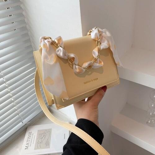 High Quality Pu Leather Women Chain Handbags Fashion Ladies Crossbody Bags for Women Designer Female Shoulder Messenger Bag New