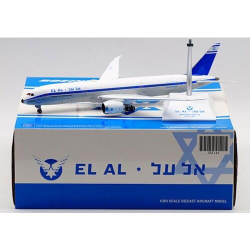 1/200 scale B787-9 4X-EDF EL AL Israel Airlines airplane toy aircraft diecast alloy plane with landing gear model