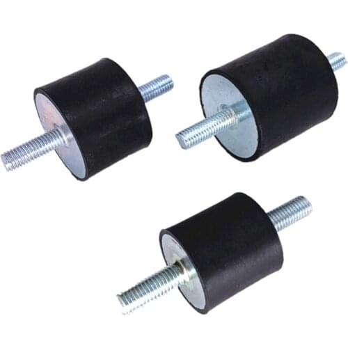 20PCS M10 Series VV type Double Male Thread Rubber Shock Absorber Rubber Vibration Isolator