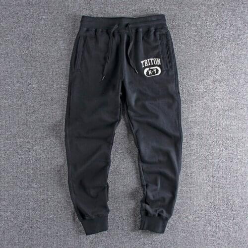 2021 Embroidered letter casual sports pants mens Terry spring and autumn thin collection foot guard PANTS LEGGING trouser 247