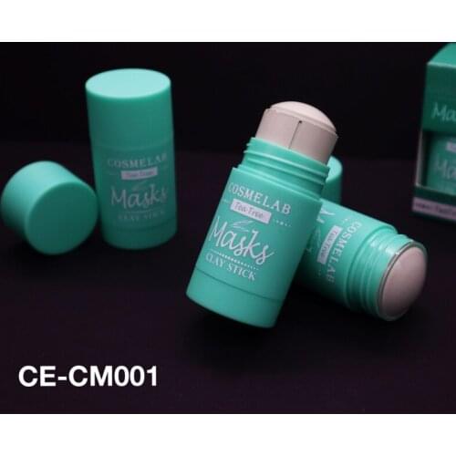 2021 Charcoal Green Tea Rose Solid Face Mask Stick Oil Control Eggplant Acne Cleansing Mask Face Skin Care Moisturizing TSLM2