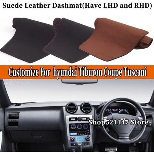Accessories Car-styling Suede Leather Dashmat Dashboard Cover Dash Mats Carpet For Hyundai Tiburon Coupe Tuscani 2002 2003 2