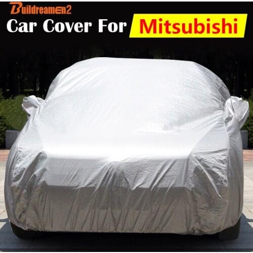 Buildreamen2 New Car Cover Anti-UV Sun Snow Rain Scratch Protector Auto Cover For Mitsubishi Expo Mirage Galant Grandis Lancer