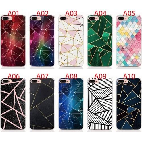 For ZTE Blade Z Max Pro 2 Z982 X Z965 Z9 Max V8 Lite A330 A530 X3 D2 Case Soft Tpu Geometric picture Back Cover Phone Cases