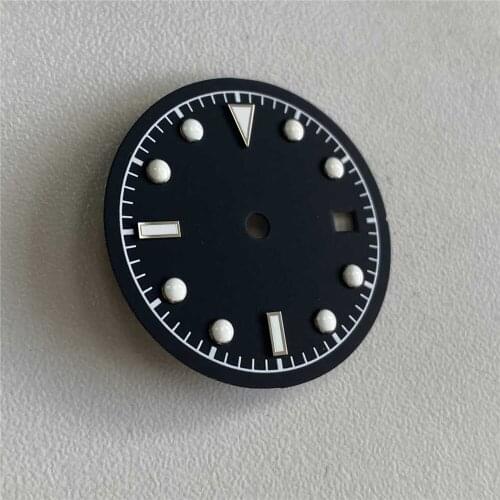 31MM Watch Dial Plate Green Luminous Dial for Miyota 8215/821A/8200 series for Mingzhu DG2813/3804 Movement