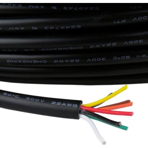 UL2464 Shielded Wire 20Awg 22Awg 24Awg 26Awg Multi-Core Power Cord 2Core 3Core 4Core Signal Control Cord Tinned Copper Wire