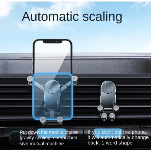 Gravity Car Phone Holder Mobile Cell Stand Smartphone Support For iPhone Huawei Xiaomi Samsung GPS Air Vent Mount