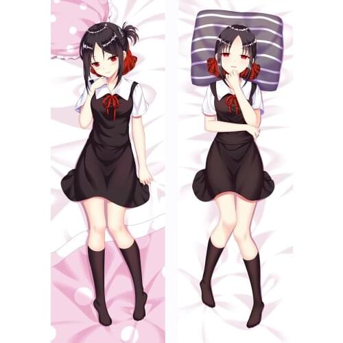 Kaguya Sama Love is War Pillow Case Pillow Covers Double-Side Printed Hugging Body Pillowcase Gifts Case Cushion with Hidden Zip