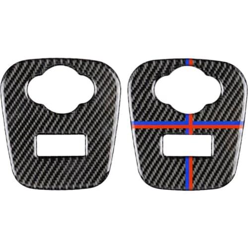 MINI F chassis cigarette lighter cover carbon fiber sticker Dropshipping