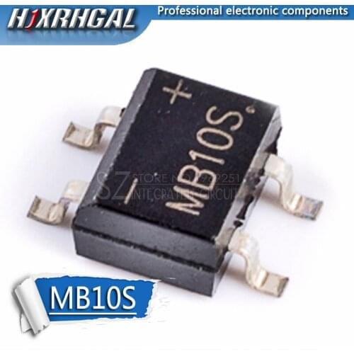 1PCS MB10S SOP-4 1000V 0.5A bridge rectifier new and original IC Hot Products