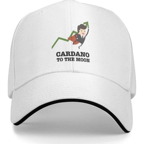 Cardano Coin To The Moon 2 Promo Mens and Womens hats Print Anime fishing hip hop Unique hat
