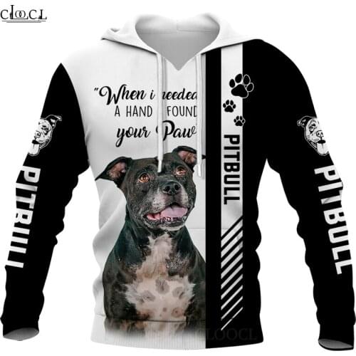 CLOOCL Newest Popular Stafford Bull Terrier 3D Print Men Women Hoodie Sweatshirts Harajuku Fashion Casual Tops Drop Shipping