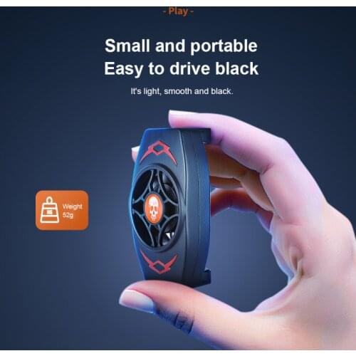 Portable Mobile Phone Cooler System Mobile Phone Cooling Fan Holder Radiator Cooling Phone Temperature For Gaming/Use Phone