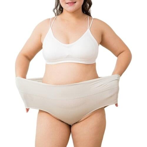 Plus Size M-5XL High Waist Women Panties Breathable Cotton Underwear Body Shaper Cute Print Lingerie Seamless Sexy Girls Briefs