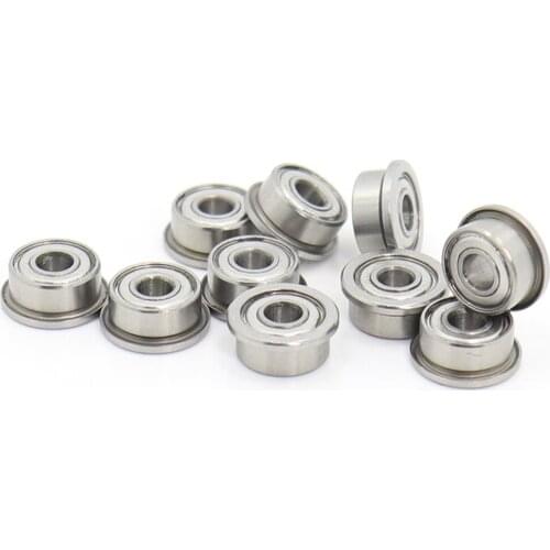 SF693ZZ Flange Bearing 3x8x4 mm 10PC Double Shielded Stainless Steel Flanged SF693 Z ZZ Ball Bearings SF693Z SF693-2Z