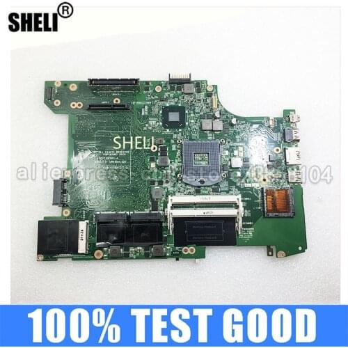 SHELI for Dell Latitude E5520 Laptop Motherboard CN-0JD7TC 0JD7TC Main Board HM65 UMA DDR3 Inspiron Intel Integrated