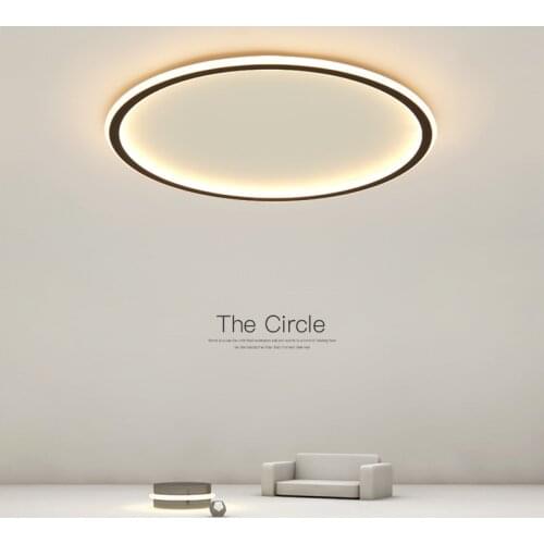 Modern Simple Ceiling Light Round Living Room Light Fashion Nordic Bedroom Light Room Study Light Flush Mount Ceiling Light